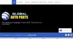 Desktop Screenshot of globalautoparts.ca