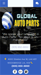 Mobile Screenshot of globalautoparts.ca